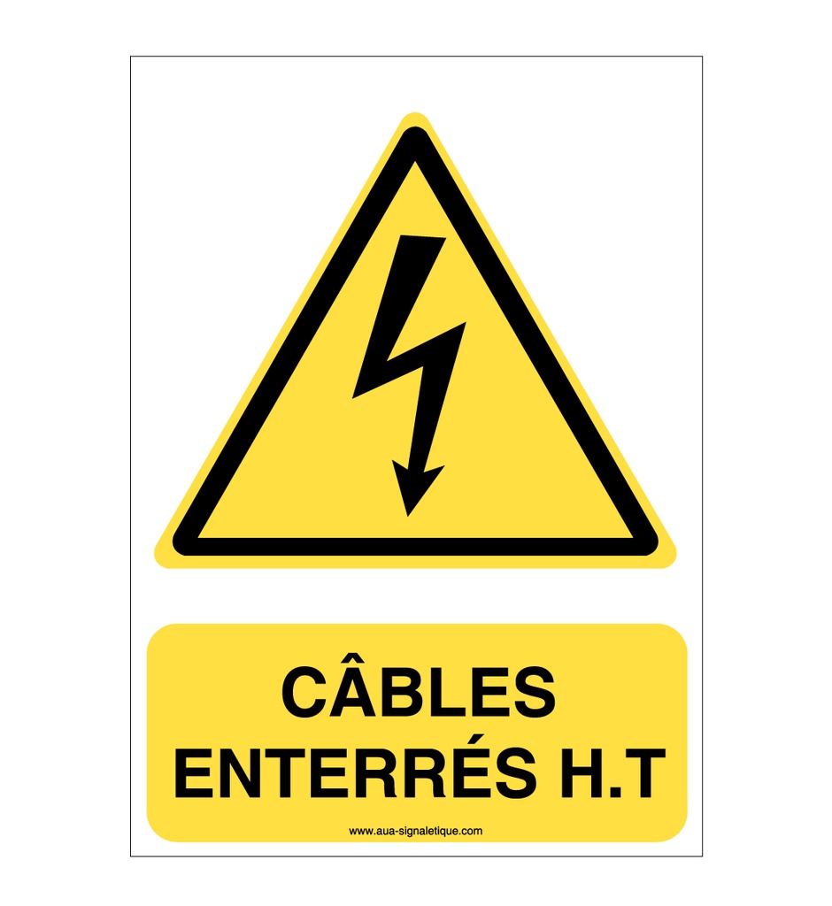 Panneau Câbles enterrés H.T