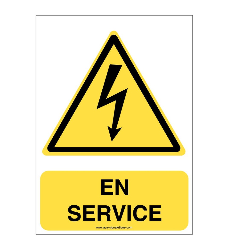 Panneau En Service - V
