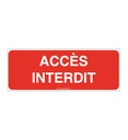 Panneau Accès interdit-B