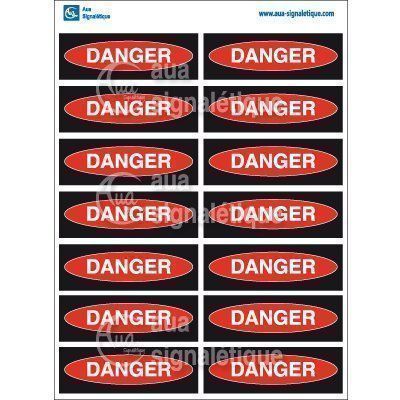 [3940-F] Planche Pictogrammes Danger