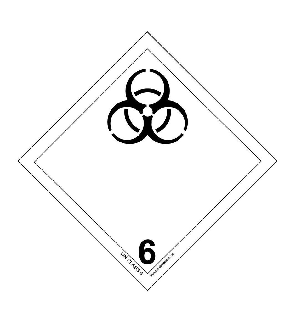 Etiquette N°6 - Infectieuse