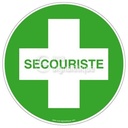 Etiquettes Secouriste