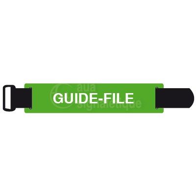 Brassard à scratch ajustable - Guide-file - Taille adulte
