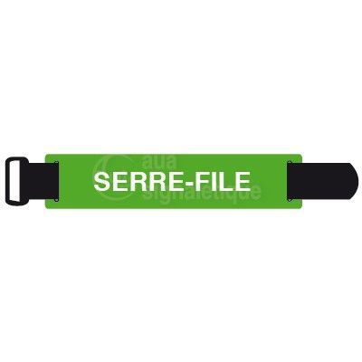 Brassard à scratch ajustable - Serre-file - Taille adulte