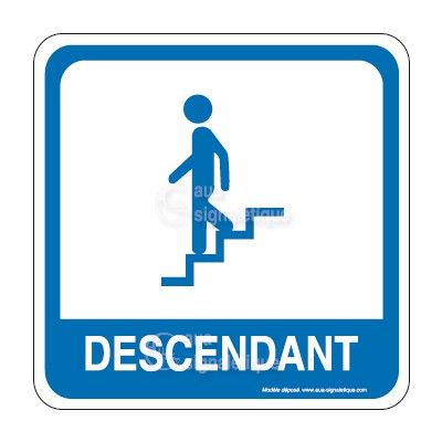 Escalier descendant PvcSign