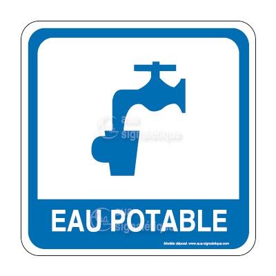 Eau potable PvcSign