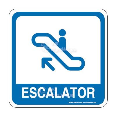 Escalator 01 PvcSign
