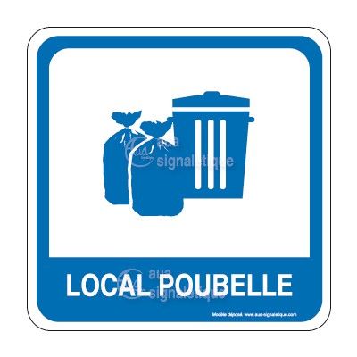 Local Poubelle PvcSign