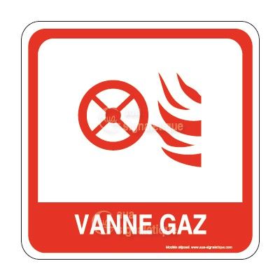 [1631752] Vanne gaz PvcSign