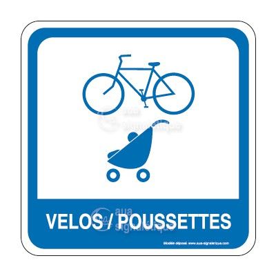 [1631754] Vélos poussettes PvcSign