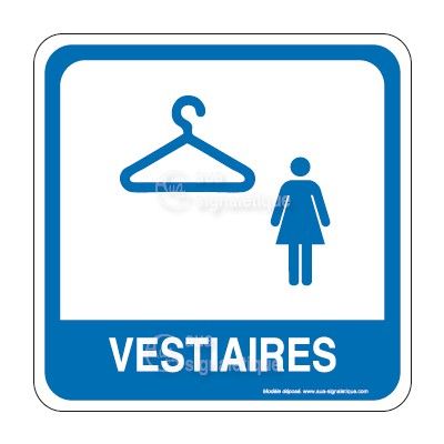 [1631755] Vestiaires Femmes PvcSign
