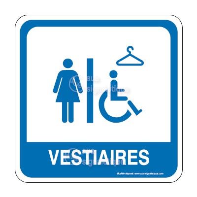 [1631758] Vestiaires Femmes/handicapés PvcSign