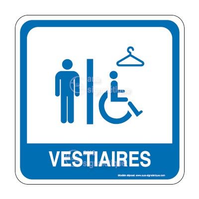 [1631759] Vestiaires Hommes/handicapés PvcSign