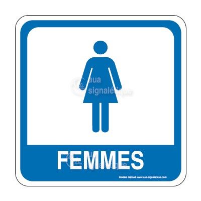 [1631760] Toilettes Femmes PvcSign