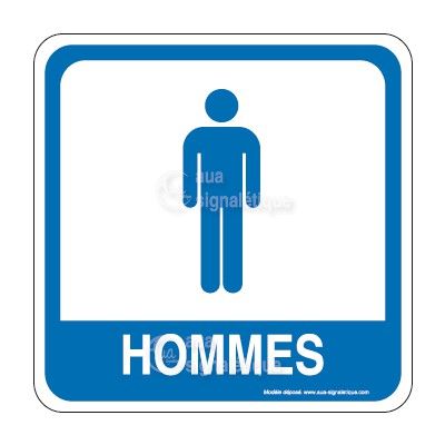 [1631761] Toilettes Hommes PvcSign