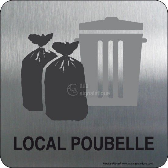 Local Poubelle FunSign-B