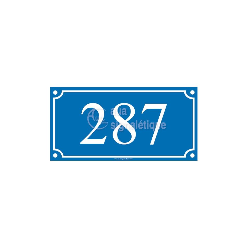 [1632185] Numéro de maison - 200x100 mm