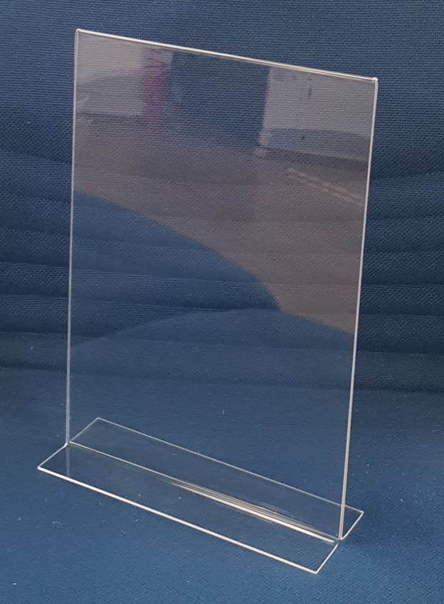 [1900010] Porte affiche T portrait A4 TRANSPARENT