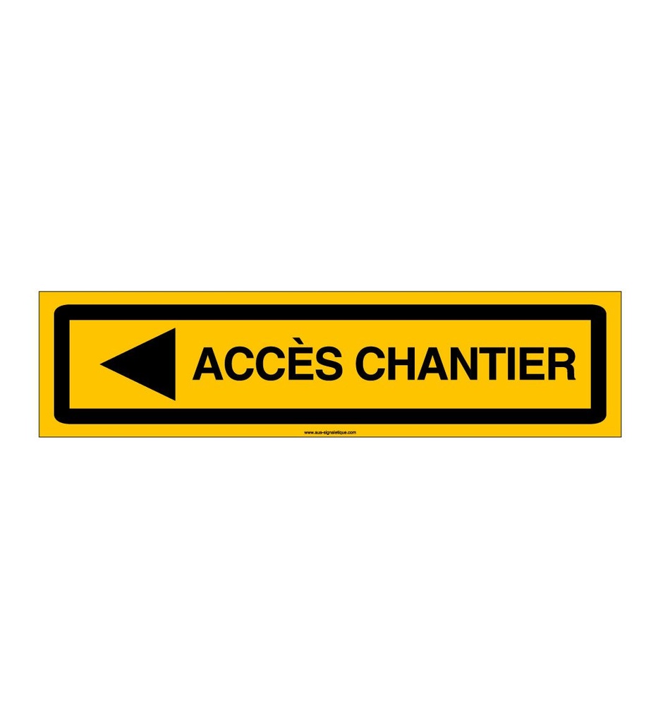 PANNEAU KD ACCES CHANTIER AKILUX 5 mm -800 x 200 mm GAUCHE