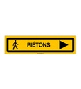 PANNEAU KD PIETONS AKILUX 5 mm -800 x 200 mm DROITE