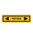 PANNEAU KD PIETONS AKILUX 5 mm -800 x 200 mm DROITE ET GAUCHE