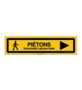 PANNEAU KD TRAVERSEE PIETONS AKILUX 5 mm -800 x 200 mm DROITE