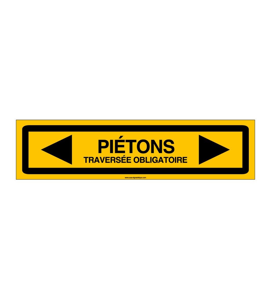 PANNEAU KD TRAVERSEE PIETONS AKILUX 5 mm -800 x 200 mm DROITE ET GAUCHE