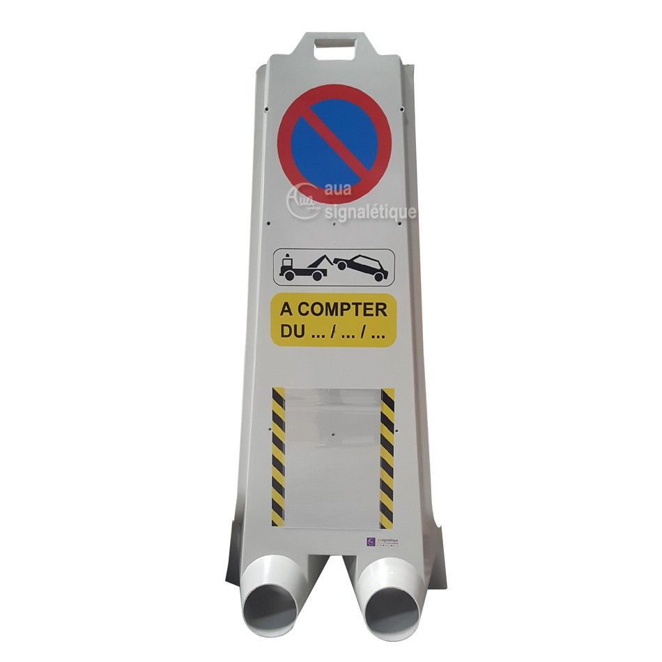 [202172] Kit Panneau Stationnement Interdit - B6M3 + socle En tissu à remplir