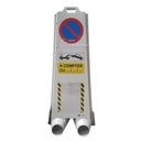 Kit Panneau Stationnement Interdit - B6M3 + socle En tissu à remplir