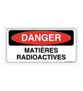 Panneau Matières radioactives - C