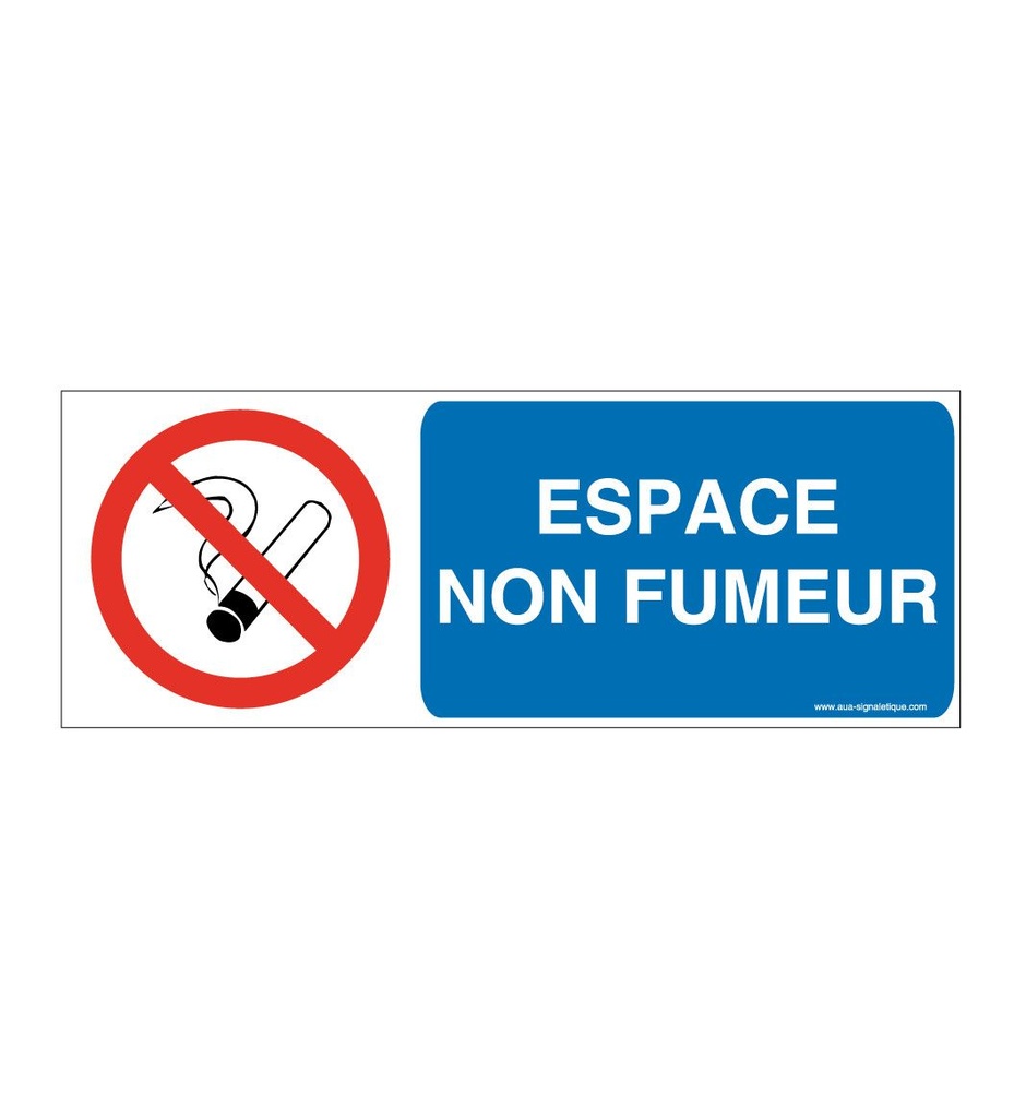 Panneau Espace non fumeur