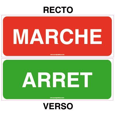 Kit Panneau Marche / Arrêt