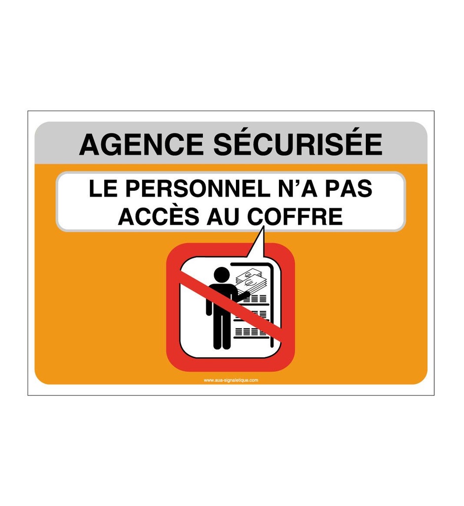 Panneau Agence Sécurisée, Acces Au Coffre