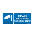 Panneau Espace Sous Surveillance Vidéo