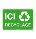 Panneau Ici Recyclage
