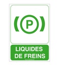 Panneau Liquides de Freins