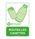 Panneau Bouteilles canettes - V