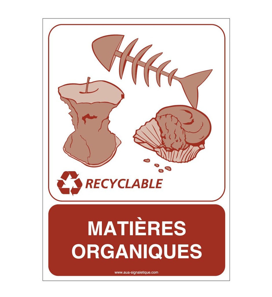 [4056-AI-v-75] Panneau Matières organiques - V (75 x 105 mm, Vinyle Autocollant)