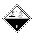 Etiquette N°8 Corrosif