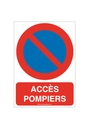 Panneau Accès Pompiers