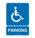 Panneau Parking Handicapés 02