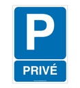 Panneau Parking Privé Vertical