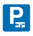 Panneau Parking Camping Car