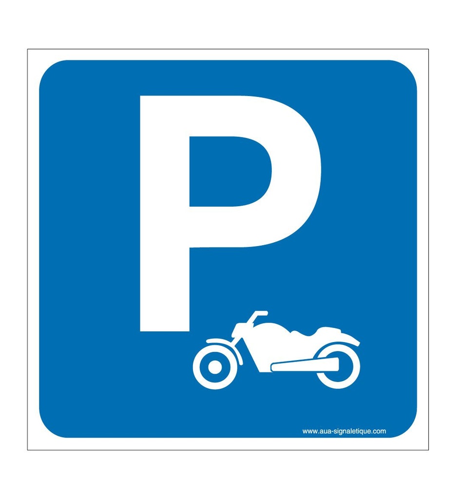 Panneau Parking Moto