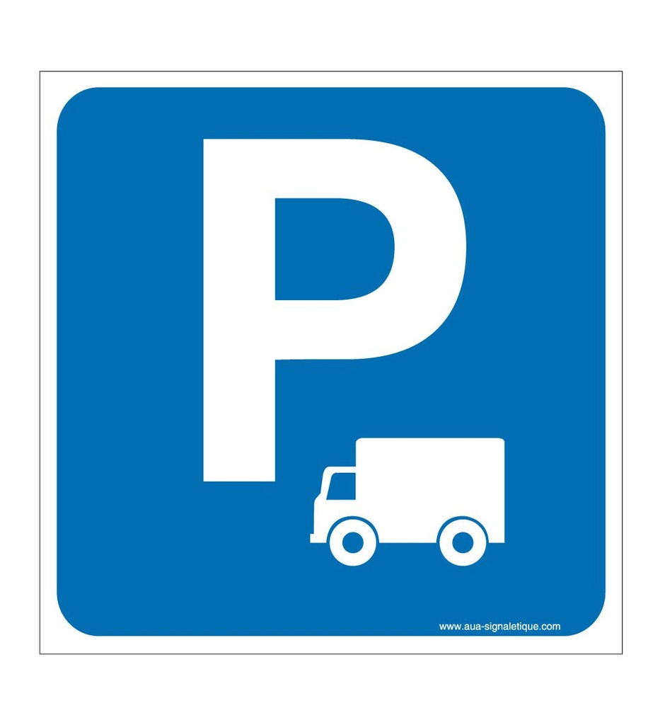 Panneau Parking Poids Lourds
