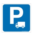 Panneau Parking Poids Lourds