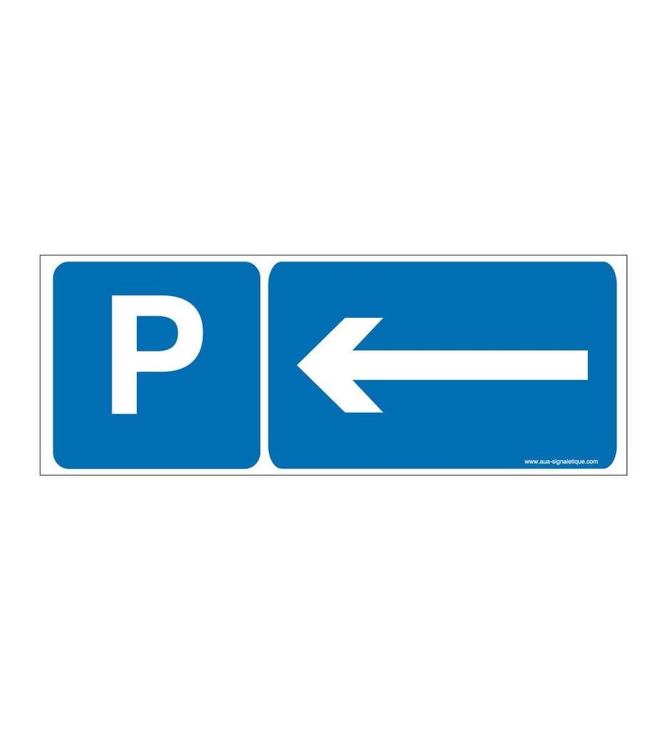 Panneau Parking Direction Gauche-B