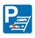 Panneau Parking Marche Arrière Droite