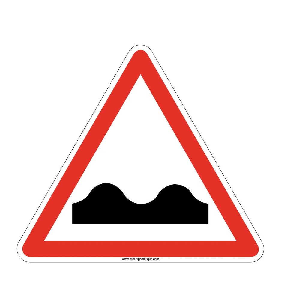 Panneau Danger dos d'âne