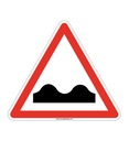 Panneau Danger dos d'âne